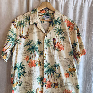 Authentic Vintage Hawaiian Shirt Large